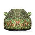 Camouflage 190T portable car cover with zipper